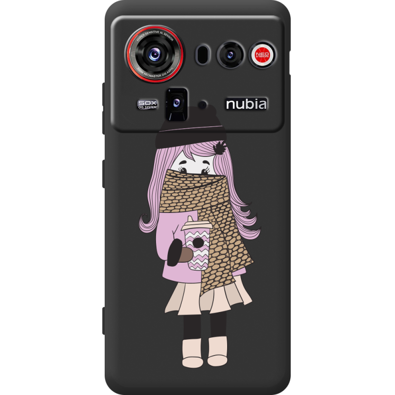 Прозорий чохол BoxFace Nubia Z80 Ultra Winter Morning Girl