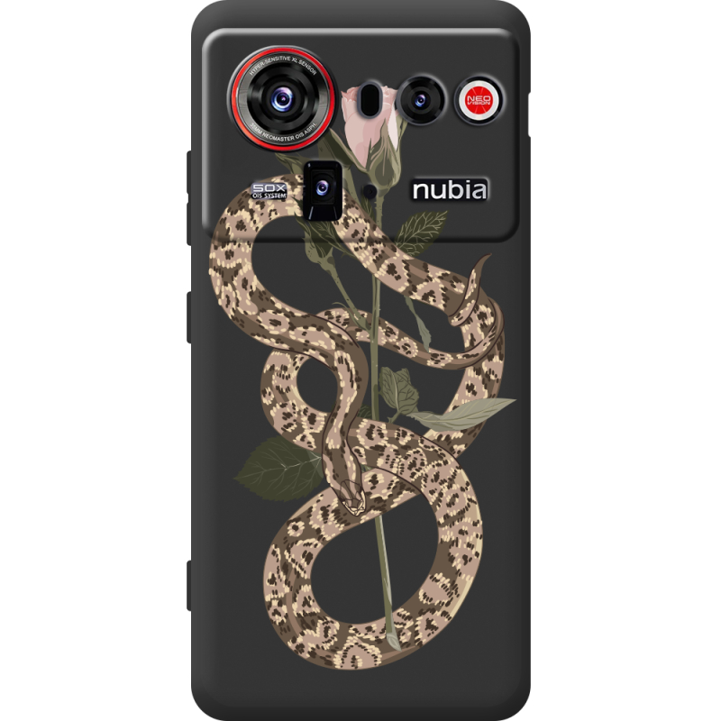 Прозорий чохол BoxFace Nubia Z80 Ultra Glamor Snake