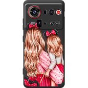 Прозорий чохол BoxFace Nubia Z80 Ultra Mouse Girls