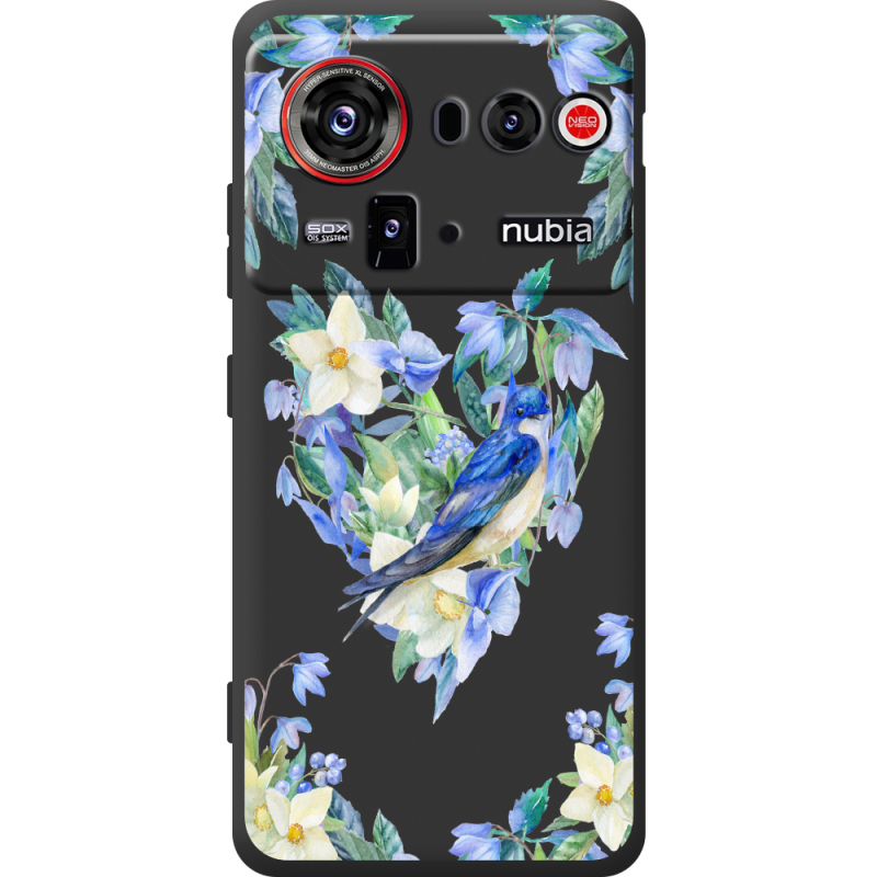 Прозорий чохол BoxFace Nubia Z80 Ultra Spring Bird