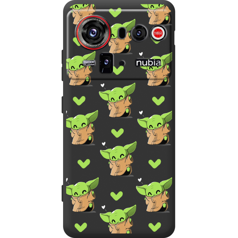 Прозорий чохол BoxFace Nubia Z80 Ultra Pattern Baby Yoda