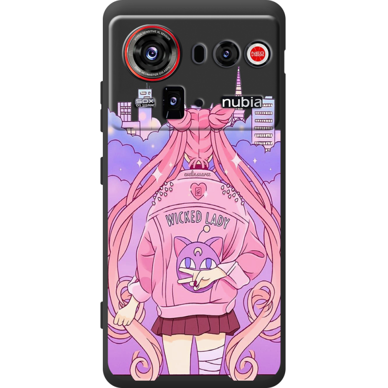 Прозорий чохол BoxFace Nubia Z80 Ultra Wiked Lady