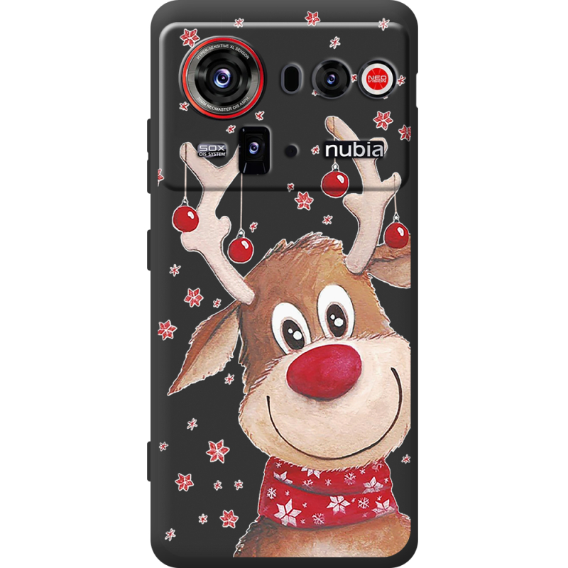 Прозорий чохол BoxFace Nubia Z80 Ultra Winter Deer