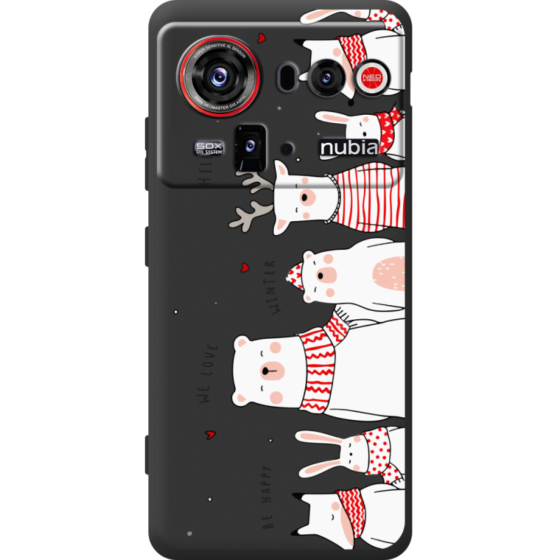 Прозорий чохол BoxFace Nubia Z80 Ultra The Friendly Beasts