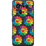 Прозорий чохол BoxFace Nubia Z80 Ultra Hippie Flowers
