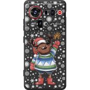 Прозорий чохол BoxFace Nubia Z80 Ultra Christmas Deer with Snow