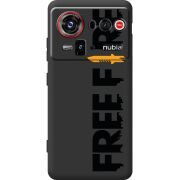 Прозорий чохол BoxFace Nubia Z80 Ultra Free Fire Black Logo