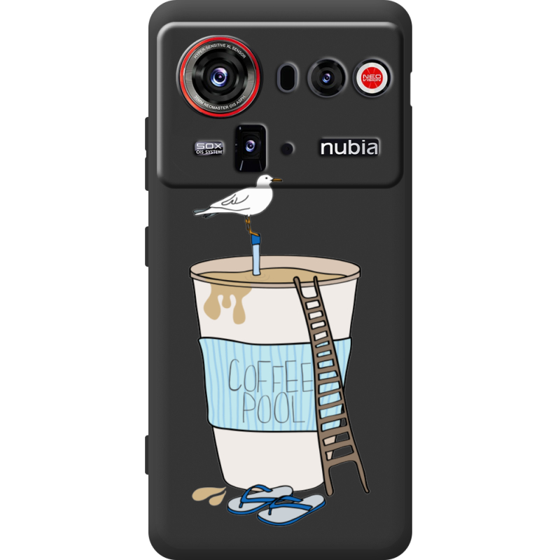 Прозорий чохол BoxFace Nubia Z80 Ultra Segull in Cofee Pool
