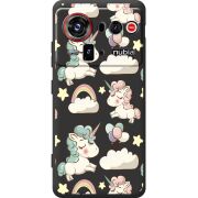 Прозорий чохол BoxFace Nubia Z80 Ultra Unicorns