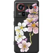 Прозорий чохол BoxFace Nubia Z80 Ultra Cherry Blossom