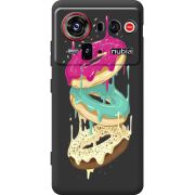 Прозорий чохол BoxFace Nubia Z80 Ultra Donuts