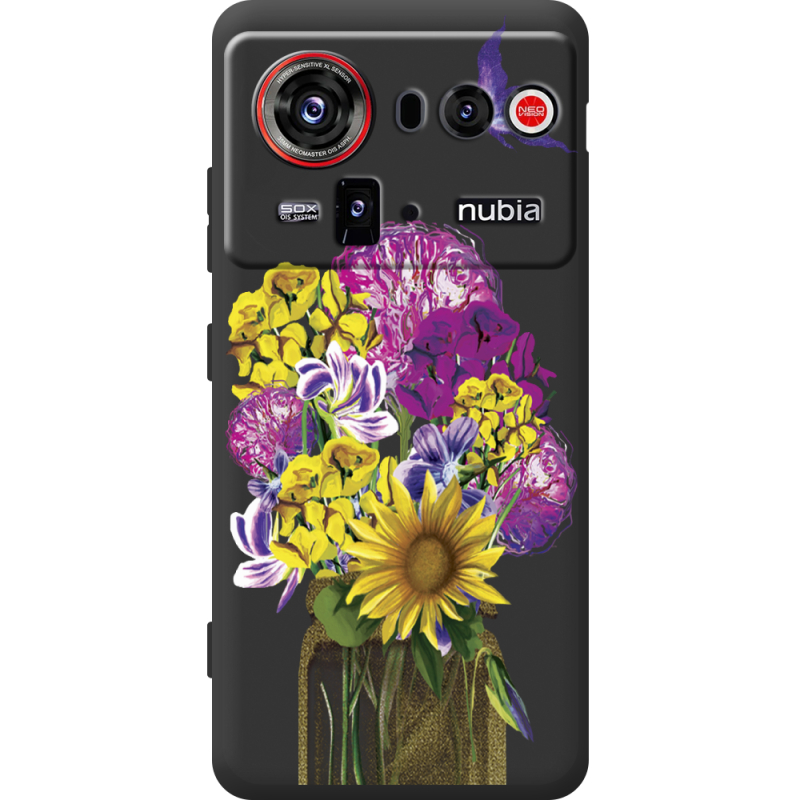 Прозорий чохол BoxFace Nubia Z80 Ultra My Bouquet