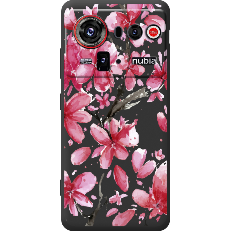 Прозорий чохол BoxFace Nubia Z80 Ultra Pink Magnolia
