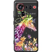 Прозорий чохол BoxFace Nubia Z80 Ultra Colorful Giraffe