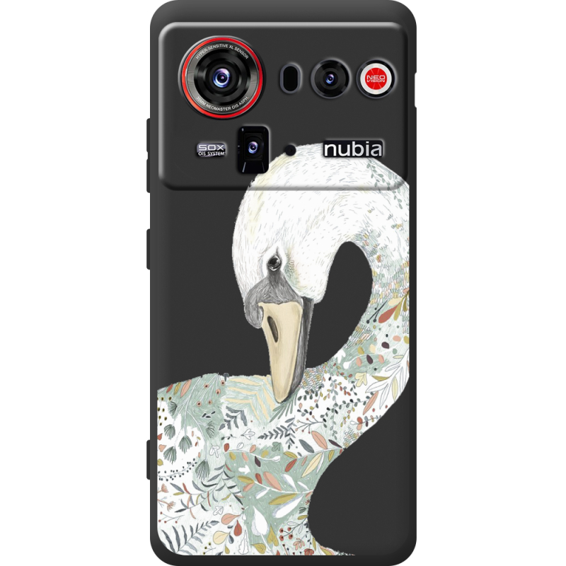 Прозорий чохол BoxFace Nubia Z80 Ultra Swan
