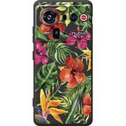 Прозорий чохол BoxFace Nubia Z80 Ultra Tropical Flowers