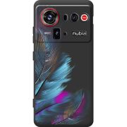 Прозорий чохол BoxFace Nubia Z80 Ultra Feathers