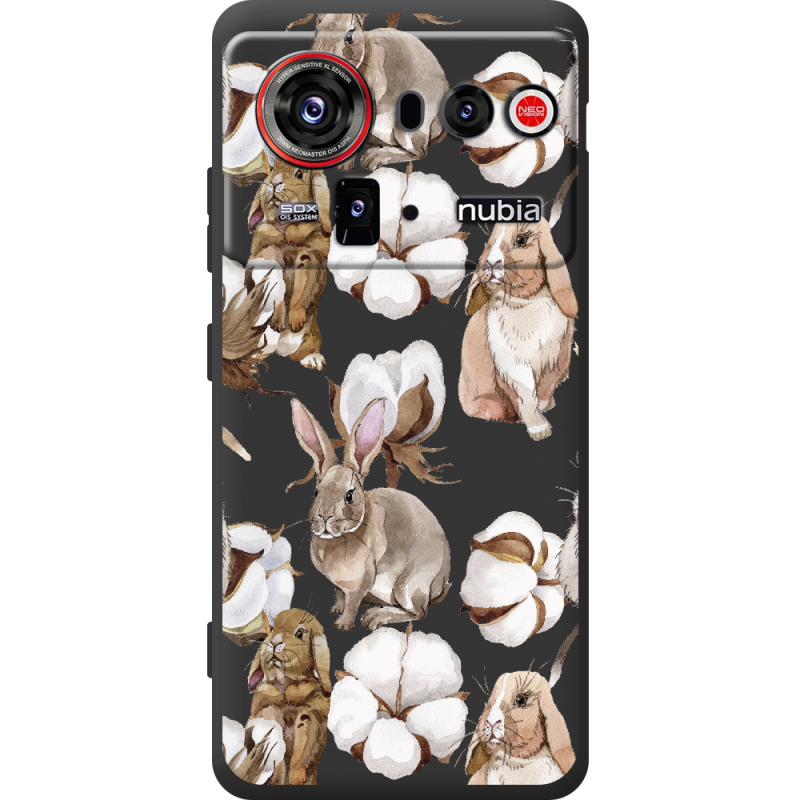 Прозорий чохол BoxFace Nubia Z80 Ultra Cotton and Rabbits