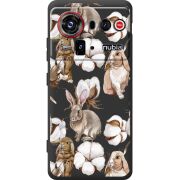 Прозорий чохол BoxFace Nubia Z80 Ultra Cotton and Rabbits