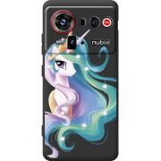 Чохол зі стразами Nubia Z80 Ultra Unicorn Queen