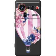 Чохол зі стразами Nubia Z80 Ultra Pink Air Baloon
