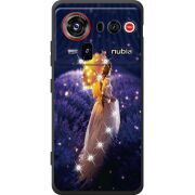 Чохол зі стразами Nubia Z80 Ultra Girl with Umbrella