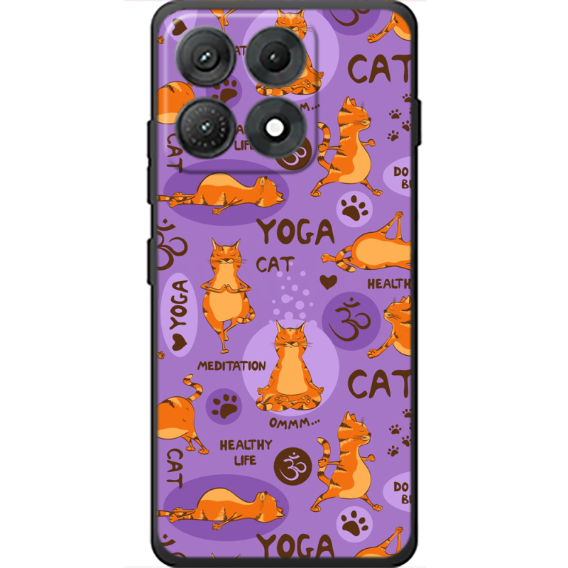 Чохол BoxFace Moto Edge 70 Max Yoga Cat