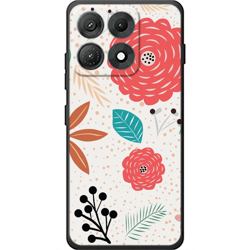 Чохол BoxFace Moto Edge 70 Max Line Flowers