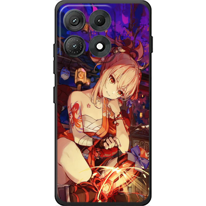 Чохол BoxFace Moto Edge 70 Max Genshin Ёимия с огоньком
