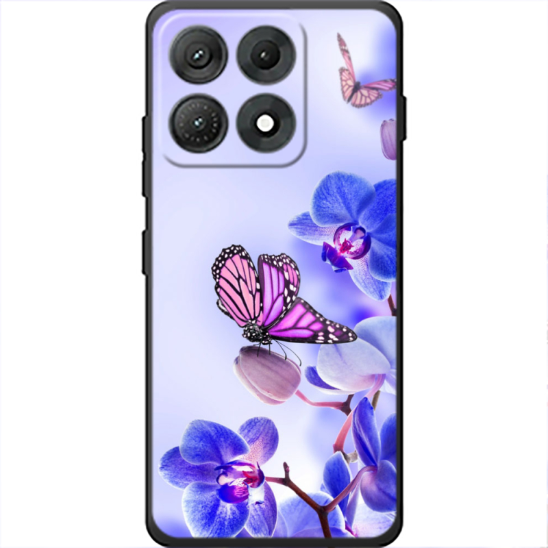 Чохол BoxFace Moto Edge 70 Max Orchids and Butterflies