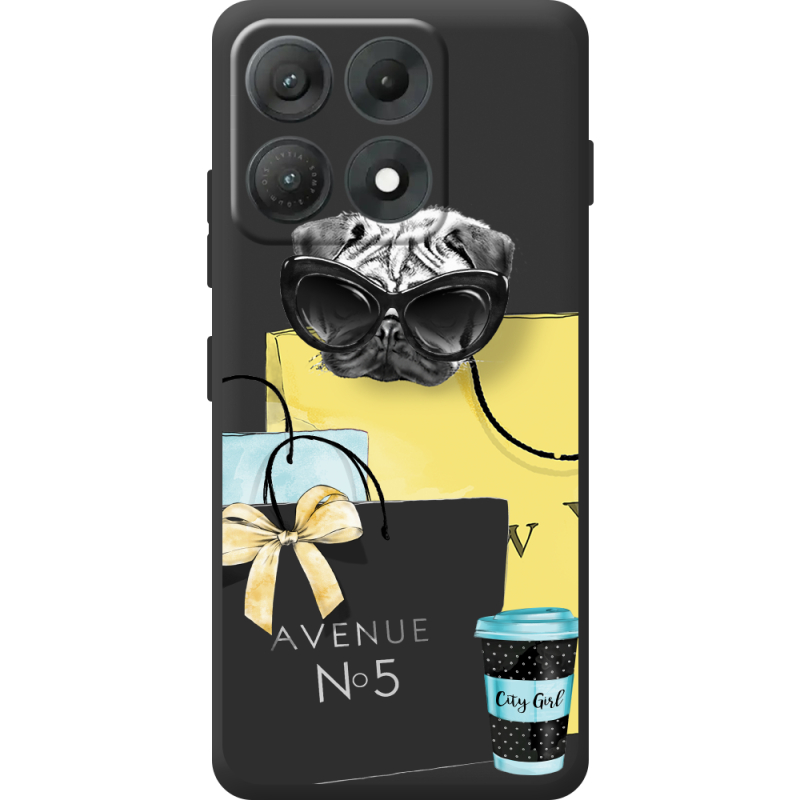 Прозорий чохол BoxFace Moto Edge 70 Max Fashion Pug
