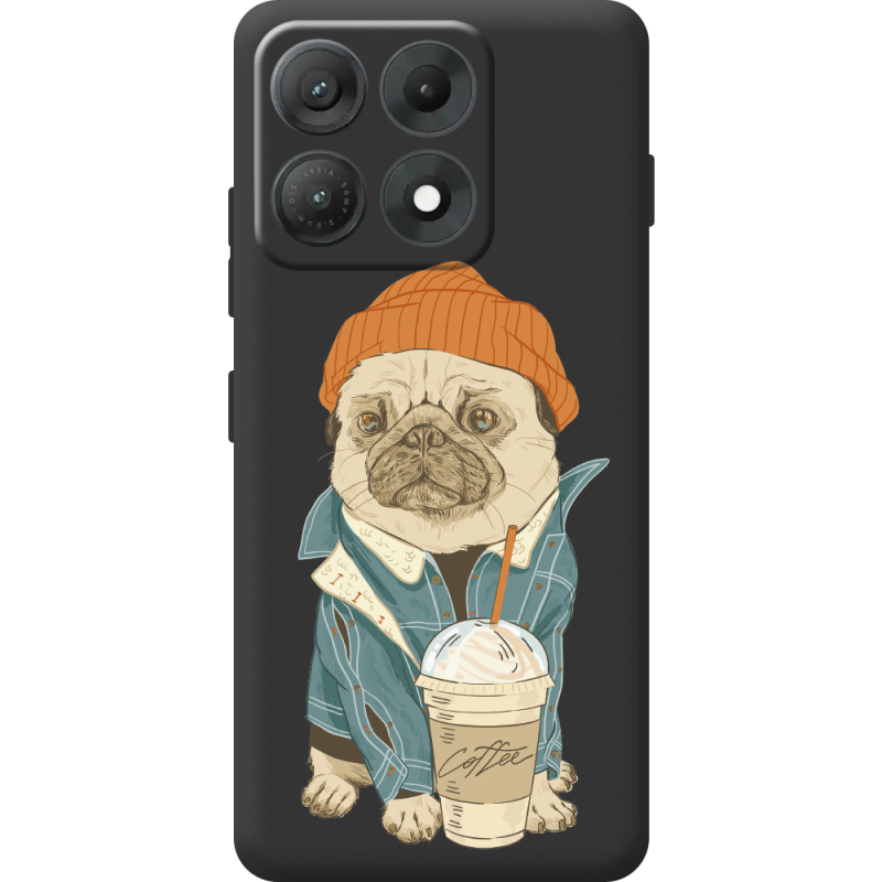 Прозорий чохол BoxFace Moto Edge 70 Max Dog Coffeeman