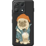 Прозорий чохол BoxFace Moto Edge 70 Max Dog Coffeeman