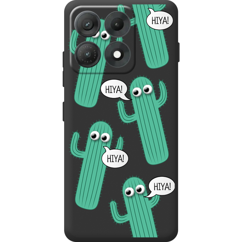 Прозорий чохол BoxFace Moto Edge 70 Max с 3D-глазками HIYA
