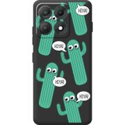 Прозорий чохол BoxFace Moto Edge 70 Max с 3D-глазками HIYA