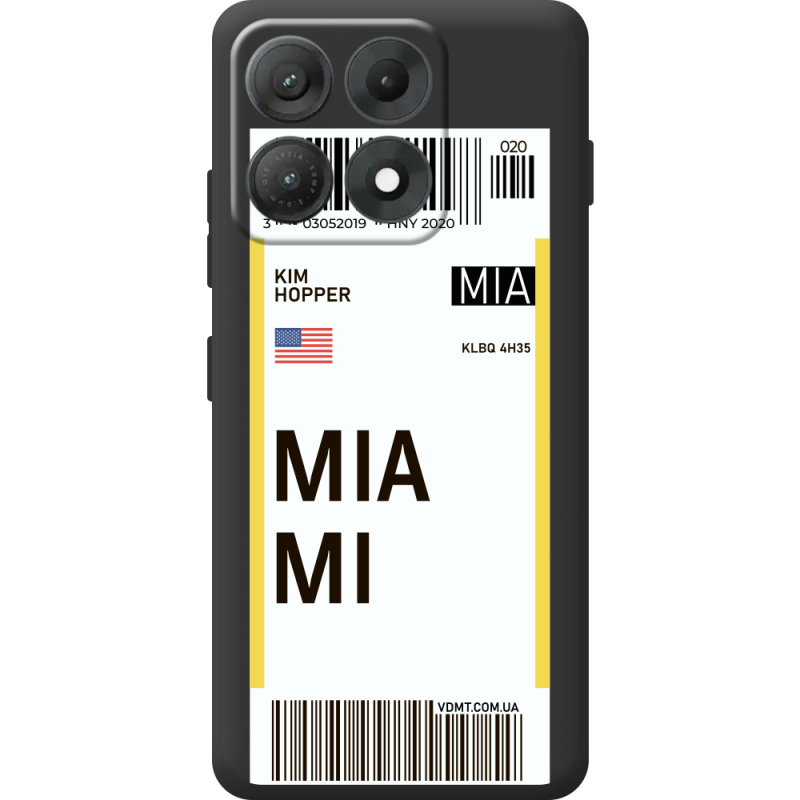 Прозорий чохол BoxFace Moto Edge 70 Max Ticket Miami