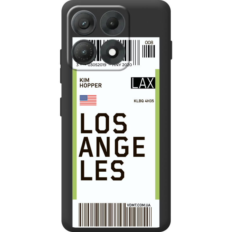 Прозорий чохол BoxFace Moto Edge 70 Max Ticket Los Angeles