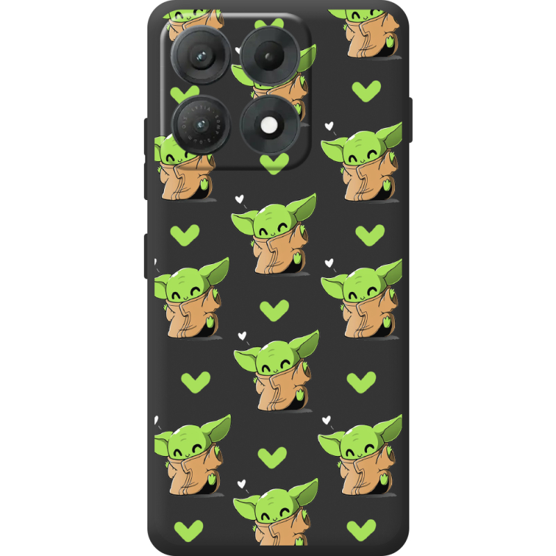 Прозорий чохол BoxFace Moto Edge 70 Max Pattern Baby Yoda