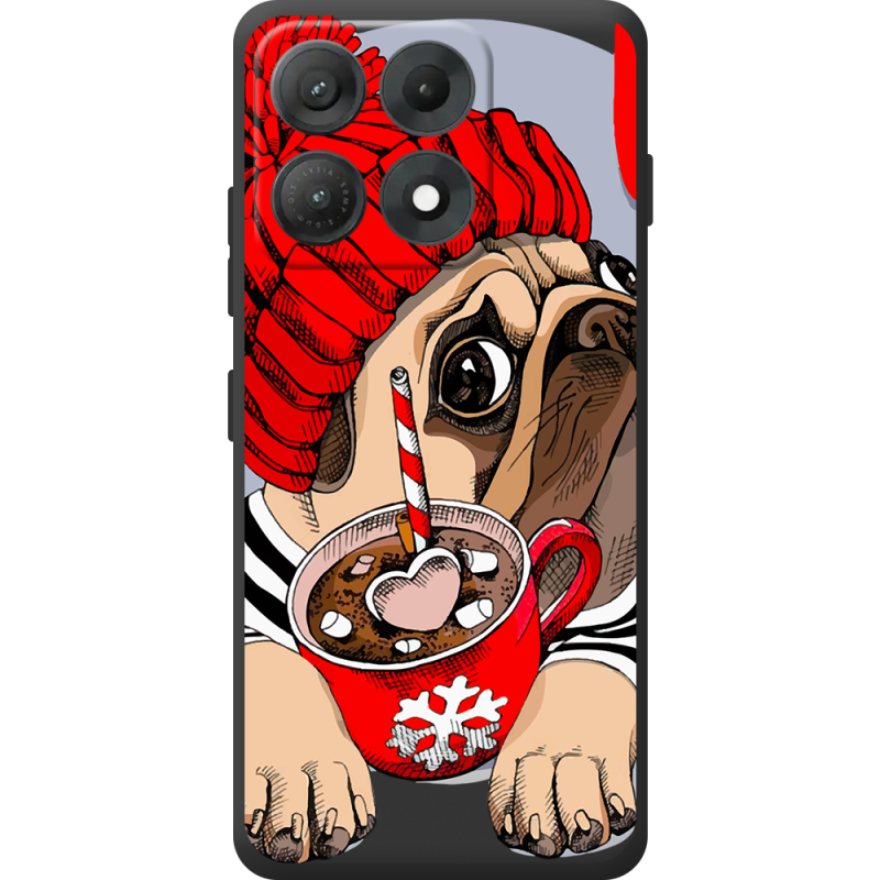 Прозорий чохол BoxFace Moto Edge 70 Max Winter Puggy