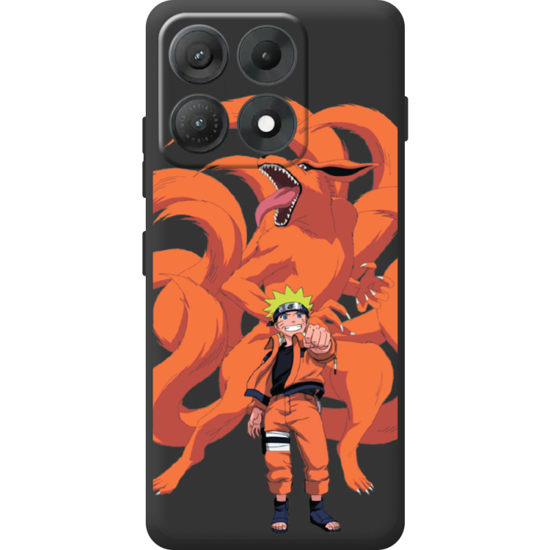 Прозорий чохол BoxFace Moto Edge 70 Max Naruto and Kurama