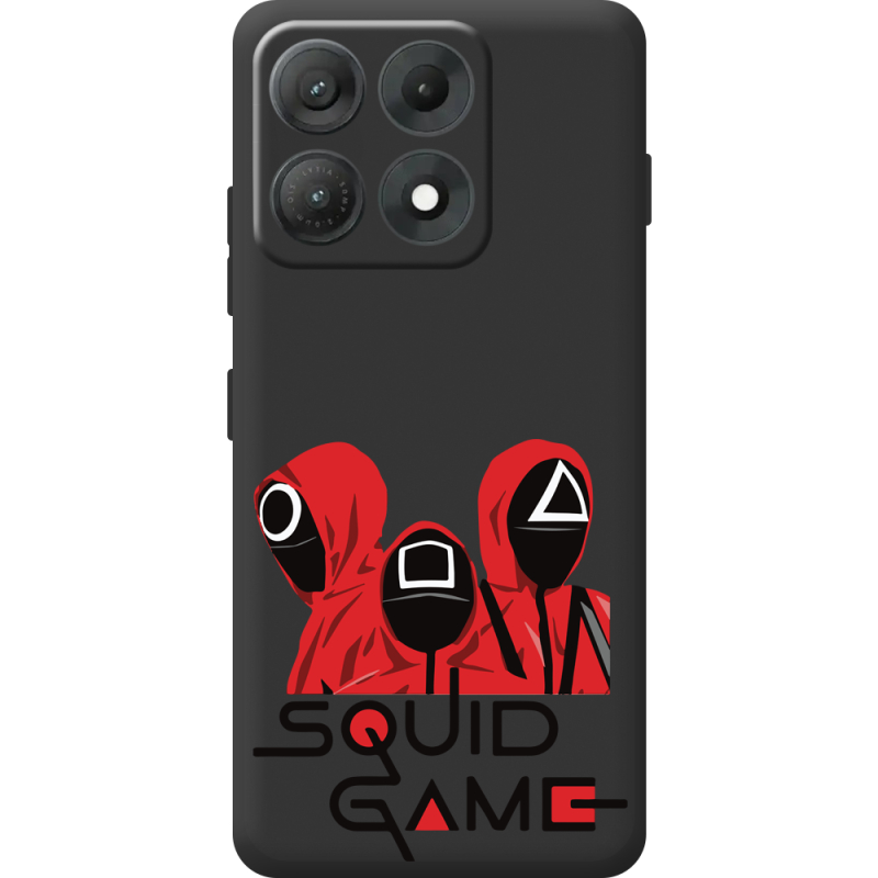 Прозорий чохол BoxFace Moto Edge 70 Max siquid game люди в красном