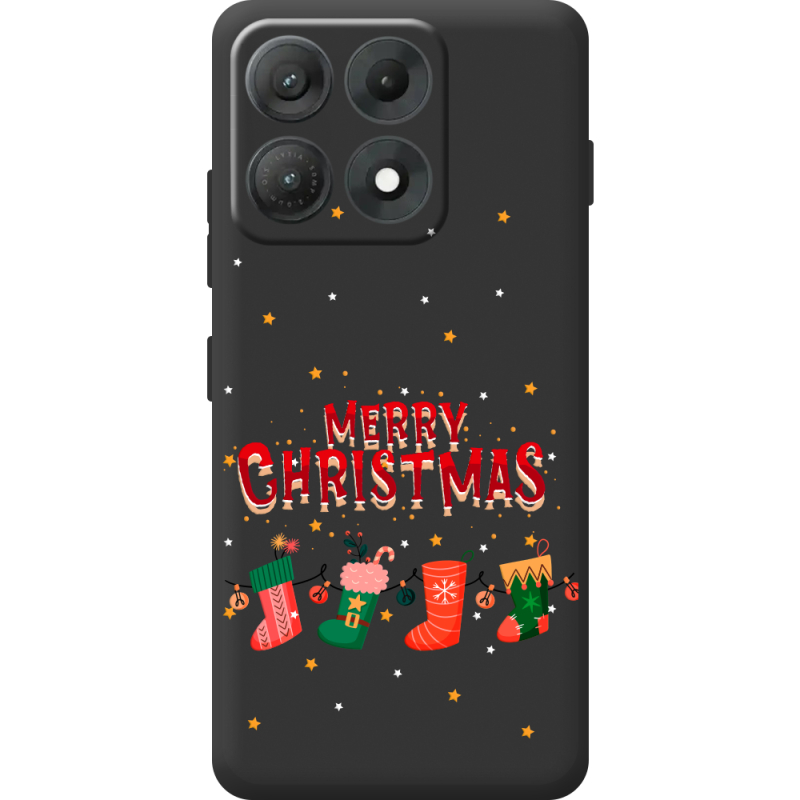 Прозорий чохол BoxFace Moto Edge 70 Max Merry Christmas