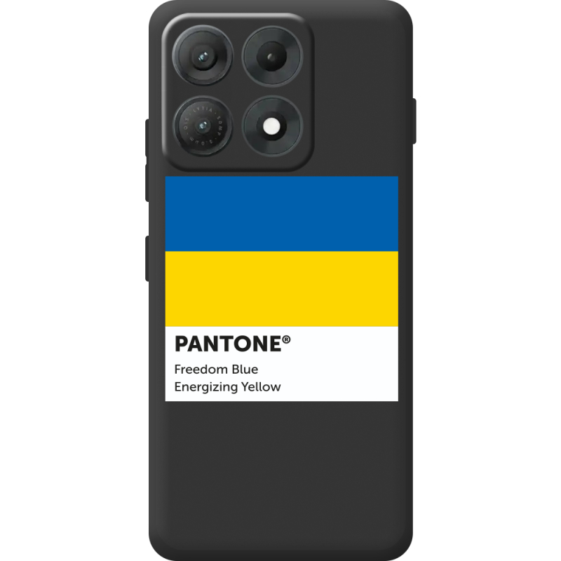 Прозорий чохол BoxFace Moto Edge 70 Max Pantone вільний синій