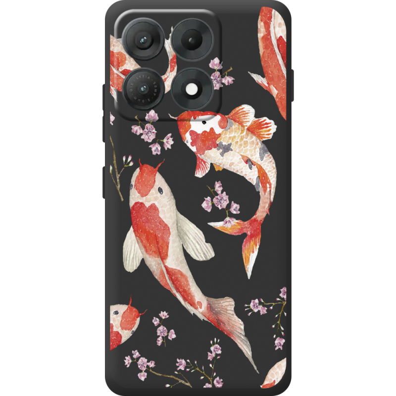 Прозорий чохол BoxFace Moto Edge 70 Max Japanese Koi Fish
