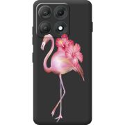 Прозорий чохол BoxFace Moto Edge 70 Max Floral Flamingo