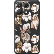 Прозорий чохол BoxFace Moto Edge 70 Max Cotton and Rabbits