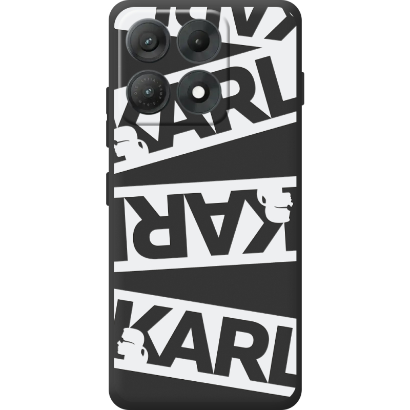 Чорний чохол BoxFace Moto Edge 70 Max White Karl