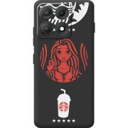 Чорний чохол BoxFace Moto Edge 70 Max RedWhite Coffee