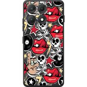 Чорний чохол BoxFace Moto Edge 70 Max Rock Graffiti