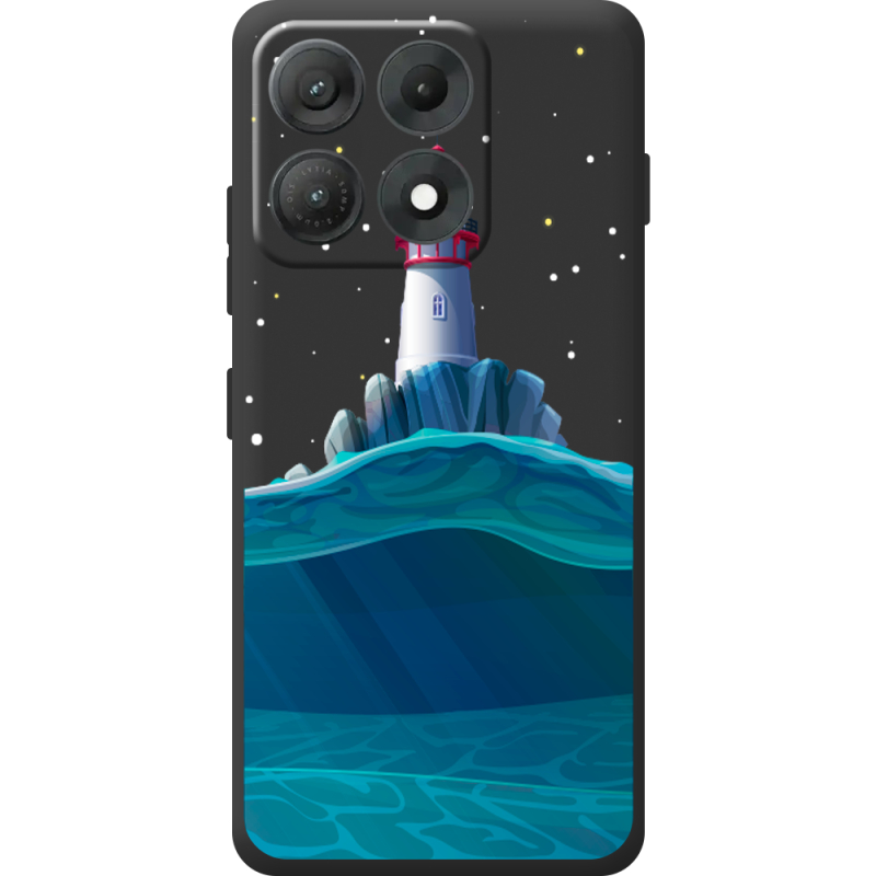 Чорний чохол BoxFace Moto Edge 70 Max Lighthouse